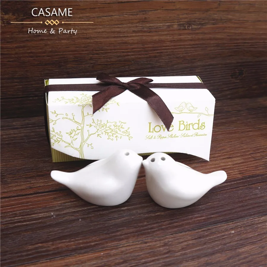 Свадебный подарок милая любовь птицы банка для специй горшок приправ аксессуары