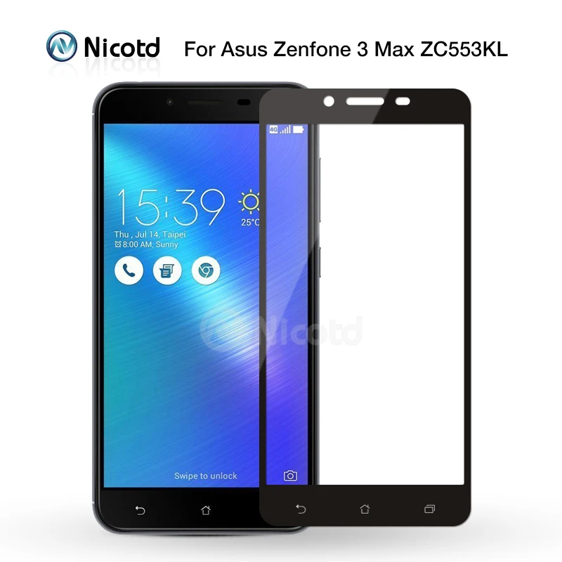 Никотд полное покрытие закаленное стекло для Asus ze553kl Zenfone 3 Max ZC520TL ZE552KL ZE520KL Защита экрана для ZC553KL ZB501KL