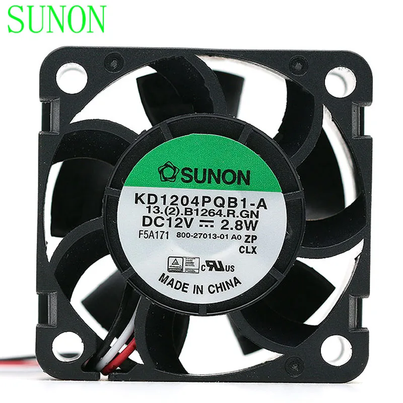 Оригинальный SUNON kd1204pqb1-a 40*40*28 мм 40 мм DC12V 2.8 Вт 1u корпус инвертора Сервер вентилятор охлаждения