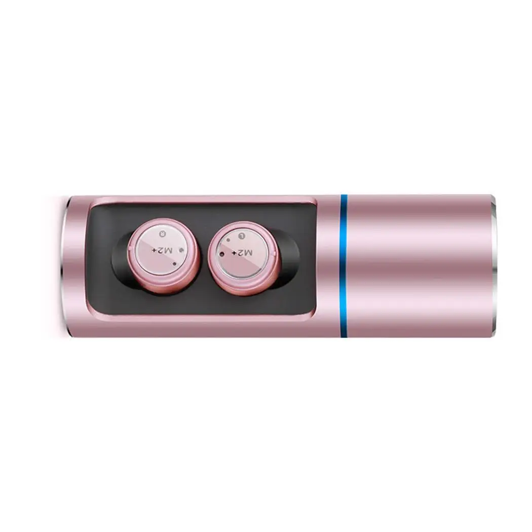 pink Мини TWS портативные беспроводные наушники Bluetooth Hifi водонепроницаемые наушники-вкладыши мини беспроводные наушники с зарядным устройством Bluetooth 5,0 - Цвет: pink