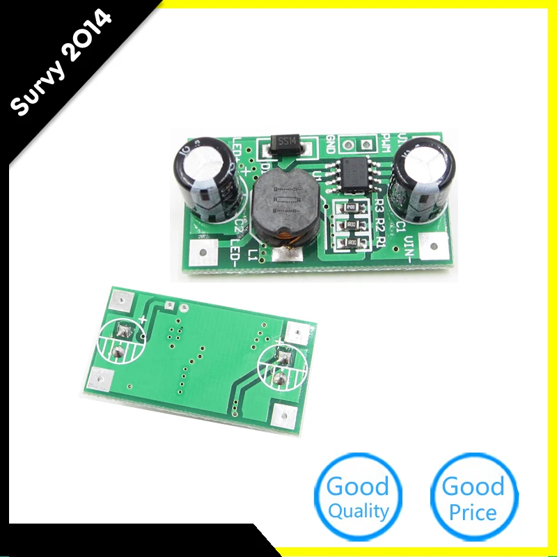 

New 3W 5-35V LED Driver 700mA PWM Dimming DC to DC Step-down Constant Current