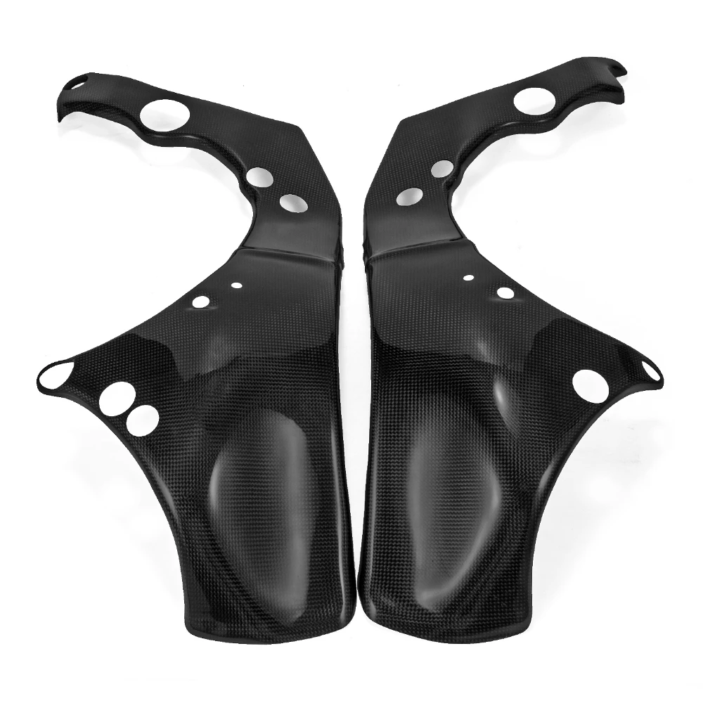 

New Carbon Fiber Motorcycle Frame Covers Panels Protectors Guards 1 Pair For KAWASAKI ZX10R ZX 10R 2016 2017 2018 2019