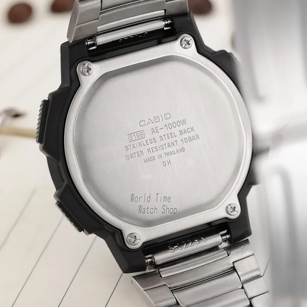 Casio Watch Men's Quartz Sports Student Ae-1100 Ae-1000 Box - AliExpress