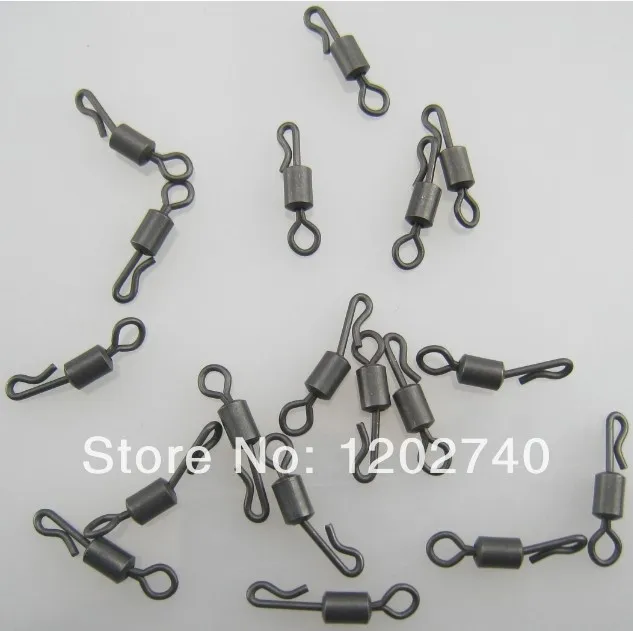

1000 x Quick Kwik Change Swivels-Fits Safety Lead Clips-Carp Terminal End Tackles-Carp Swivels-Fishing Swivels