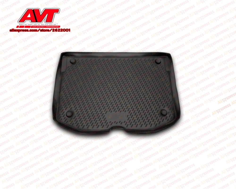 

Trunk mats for Citroen C3 Picasso 2009- 1 pcs rubber rugs non slip rubber interior car styling accessories