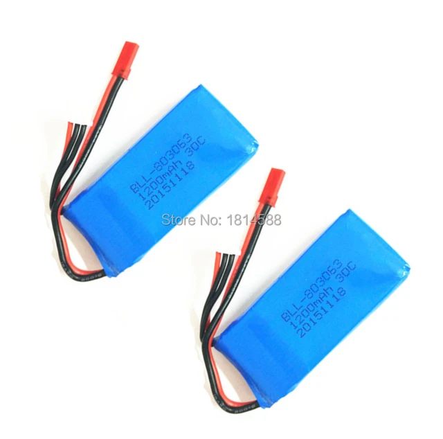 Rc Car Lipo Battery 2s 7.4v 6000mah  Rc Lipo Battery 2s 7.4v 1500mah - 7.4v  1600mah - Aliexpress