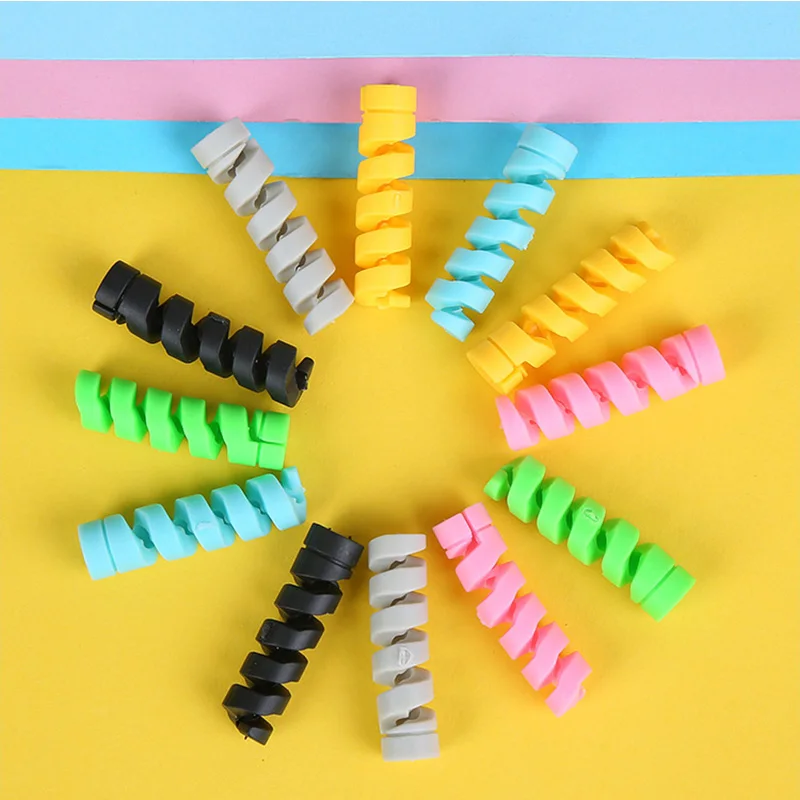 

Colorful Charging Cable Protector Saver Cover For Apple iPhone 8 X Lightning USB Charger Cable Cord Adorable