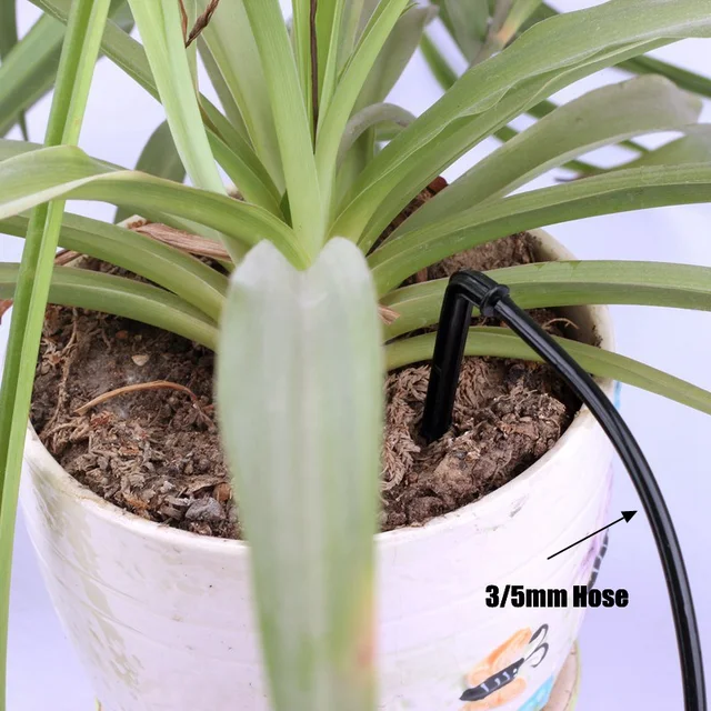 50Db 8Kinds 3/5 Mm -Es Kerti Tömlő Csatlakozók Mikrocsepp Öntözőrendszer Víztömlő Póló -Osztók Dugó Vízcsatlakozók - Image 4