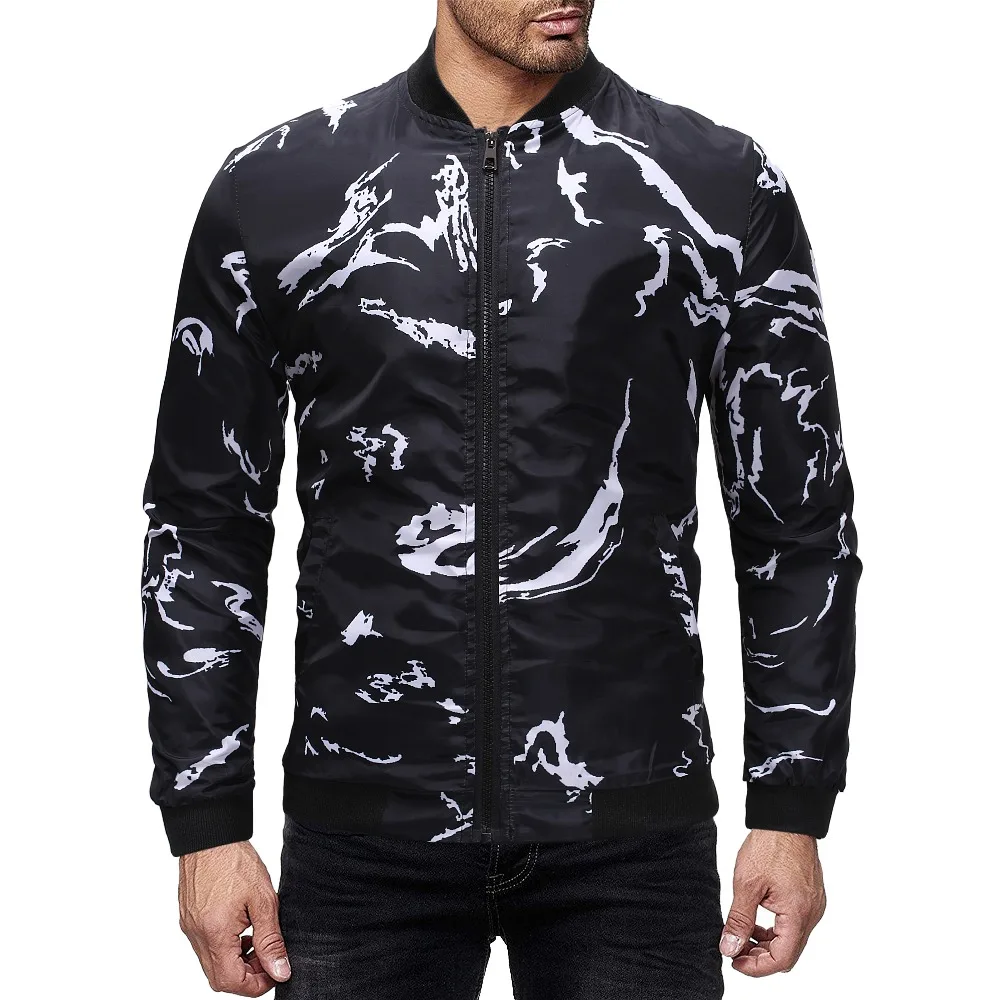 Men's Jackets 2018 Men's New Casual Jacket High Quality Spring Regular Slim Jacket Coat Male Wholesale Gothic Black Men Jackets