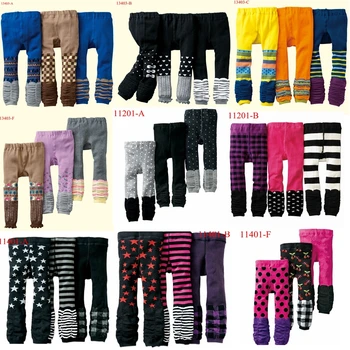 

Cartoon Baby Girls Light tights Leggings pants Stripes Polka Dot Patchwork Patterns Lace Ruffles