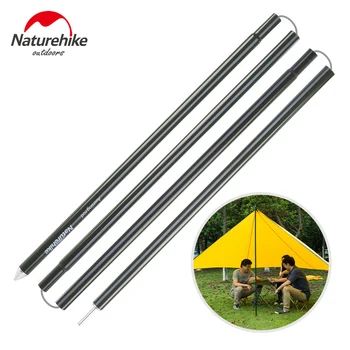 

NatureHike Reinforced Aluminium Alloy Awning Rod Outdoor Support Pole Tent Pole(4 sections per pole) Camping Awning Pole