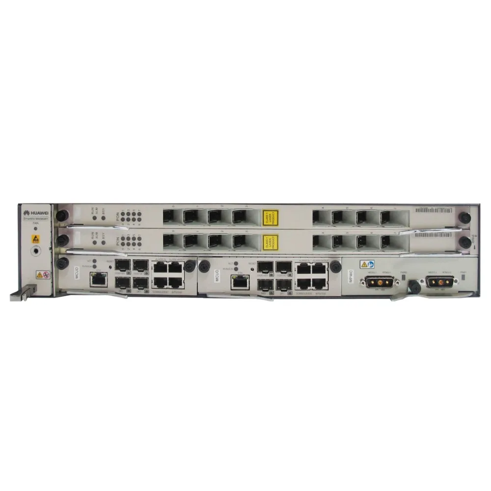 Huawei 19 дюймов GPON OLT MA5608T DC 1* MPWC мощность Оптический Терминал 1* плата управления MCUD с 8 портами GPBD C+ сервисная карта