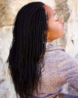 Mini Senegalese Twists Synthetisch Haar Hittebestendige Pruik Micro Mini Senegalese Twists Synthetisch Haar Hittebestendige Pruik Micro Vlechten Medium Lengte Twist