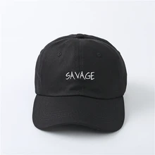 100 Cotton Embroidery SAVAGE Hats 2017 Exclusive Dad Hat Baseball Cap Men and Women Good Gift