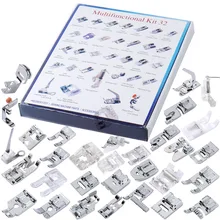32pcs CY-032 Original Domestic Multifunctional Electric Sewing Machine Parts Press Foot Presser Feet For Janome Brother Singer