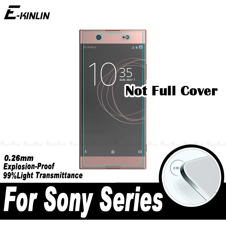 

Protective Glass Film For Sony Xperia L3 L2 L1 XZ1 XZS XZ Premium XA Ultra X Compact Performance Tempered Glass Screen Protector