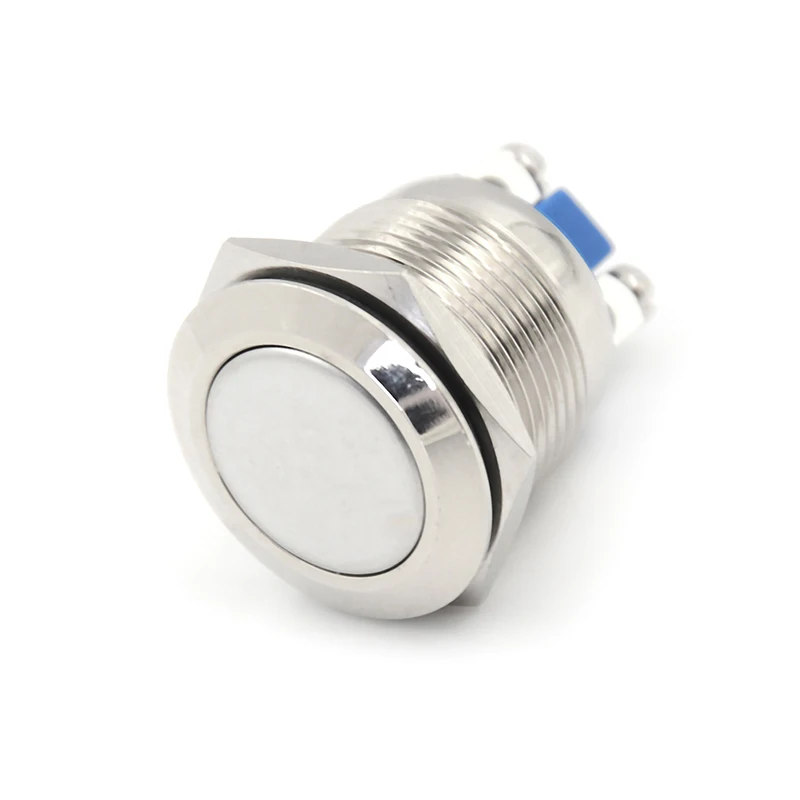 

19mm Metal Momentary Push Button Switch LED 3A/250V Stainless Steel Waterproof Car Auto Engine PC Power Start Round Switch