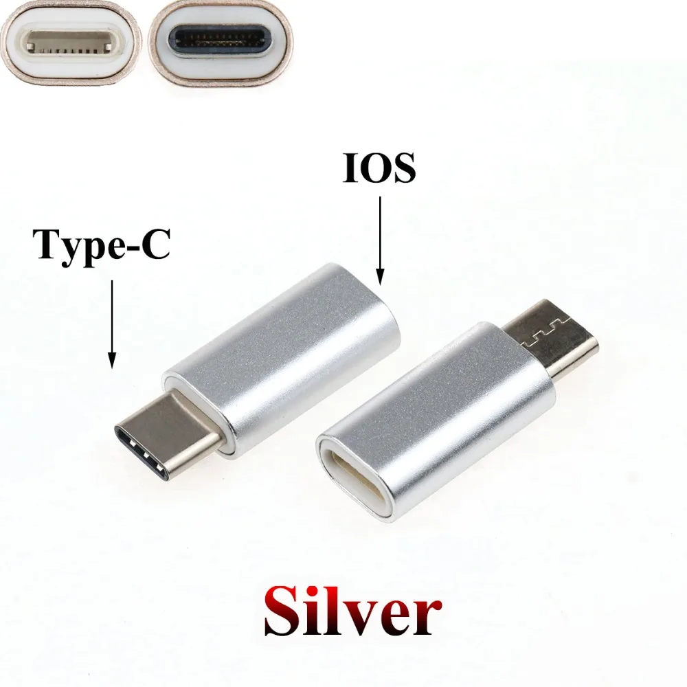 Юйси для iPhone Женский к type C Мужской адаптер к Micro USB кабель конвертер зарядки тип-c к ios Конвертер Разъем USB-C