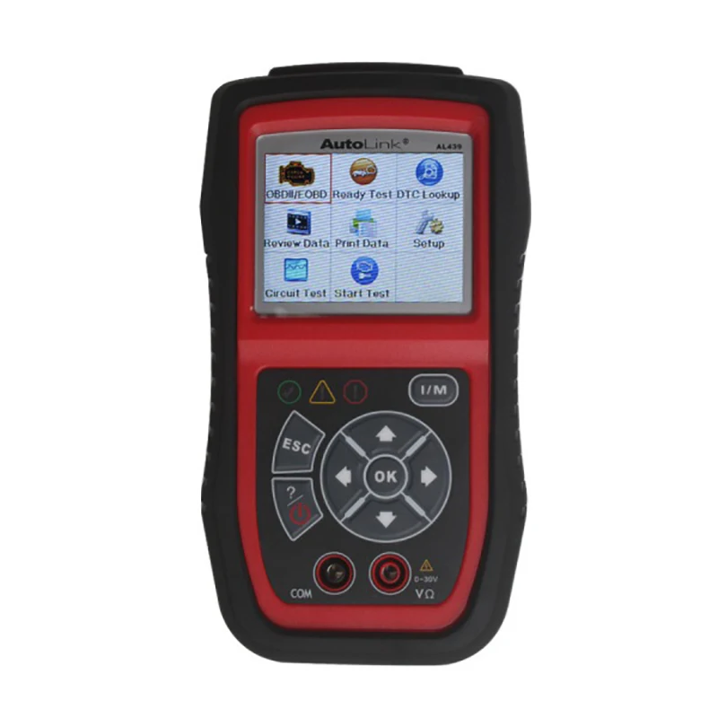 Original Autel AutoLink AL439 OBDII/CAN And Electrical Test Tool Auto MultiMeter AVOMeter Scanner Diagnostic Engine Code Scanner