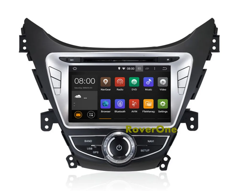 Чистый Android 5.1 Для Hyundai Avante Elantra 3 III 2011 + авторадио Автомобилей Stereo Радио DVD