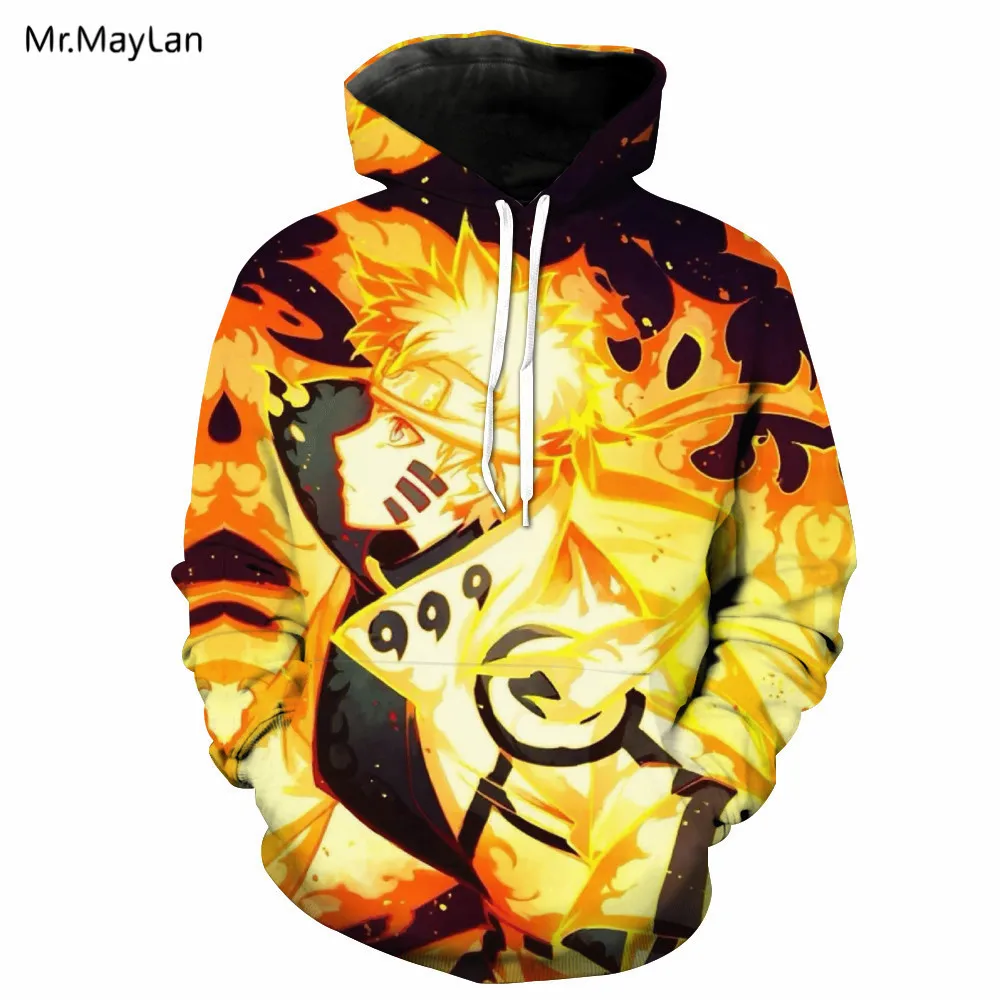 Naruto Hatake Kakashi 3D Print Hoodie - animefunstore
