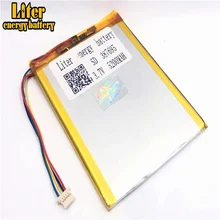 Battery Tablet 5200mah Lithium-Polymer-Li-Ion PC Plug 387695 407595 Rechargeable