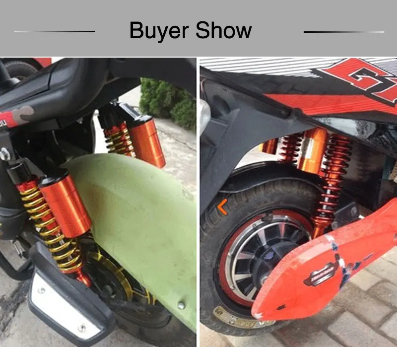 ZS гоночная алюминиевая задняя подвеска пружинный амортизатор детали велосипеда 320 мм Мотоцикл Скутер Для Yamaha Honda Suzuki