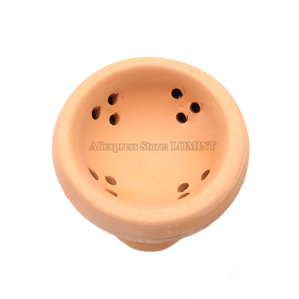 LOMINT Hookah Accessories Red Clay Tobacco Bowl For Shisha Hookahs Chicha Narguile Russia China Chinese Club LM-233