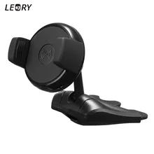 5W Qi Standard Wireless Charger Bracket Car Phone USB Charging Clip Car CD Slot Holder Mount Stand for iPhone X 8/PLUS