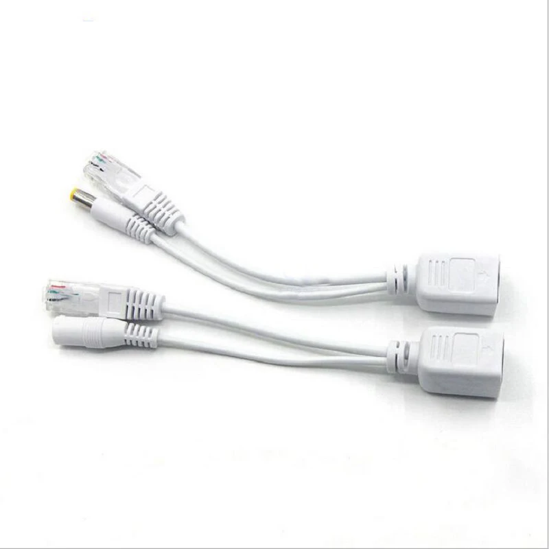 POE сплиттер RJ45 сетевой Инжектор адаптер переключатель кабель Питание 12 В