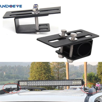 

Portable Universal Brackets for Roof Rack Crossbar Luggage-rack Top Windshield Mounting Brackets for Led Light Bar and Led Work