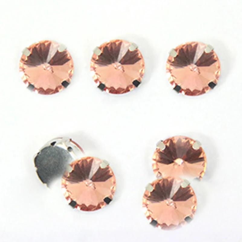 (pack of 100pcs) 8MM Crystal Buttons for Tufting Headboard Sewing On