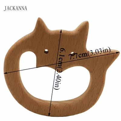 Мультяшный деревянный Прорезыватель для зубов, деревянный Прорезыватель для малышей, игрушка с гравировкой, Прорезыватель для новорожденных детей, детские жевательные игрушки, BPA Free - Цвет: 15