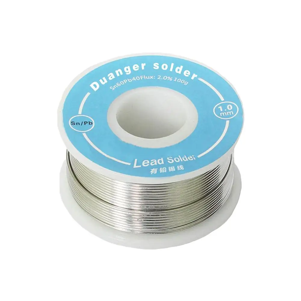 0.8mm 60/%//40/% Sn//Pb Tin Lead Rosin Core Solder Wire Electrical Soldering 100g A