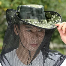 Maylisacc новая Панама для прогулок Москитная шляпа для медового сбора джунглей для пеших прогулок рыбалки Защита от солнца рыболовная Кепка