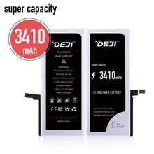 

2018 DEJI Original Li-ion High Capacity Cool Battery For iPhone 6SP/6SPlus 3410mAh Batarya Replacement With Free Tool Repair