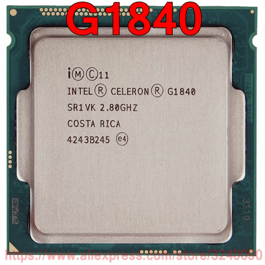 Original Intel CPU Celeron G1840 Processor 2.80GHz 2M Dual-Core Socket 1150 free shipping speedy ship out | Компьютеры и офис