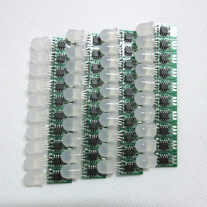 Бесплатная доставка 50 шт. 5 в 12 мм WS2811 ic RGB светодиодный модуль пикселя светильник