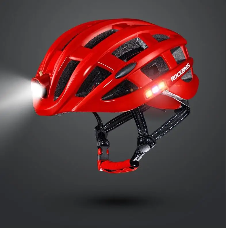 

Lights Charging, Light Emitting and Insect-proof Net Mountainous Highway Bicycle Helmets for Men and Women free shipping