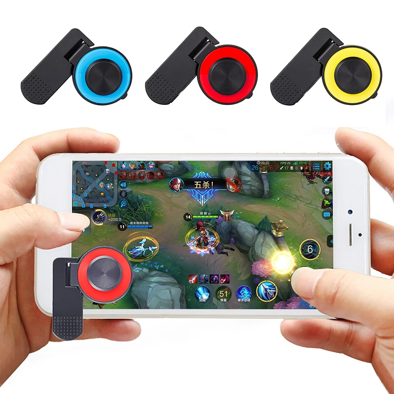

A9 Mini Touch Screen Joystick Universal Clip-on Clamp Mobile Phone Joystick Smartphone For Phone Tablet Arcade For King Of Glory