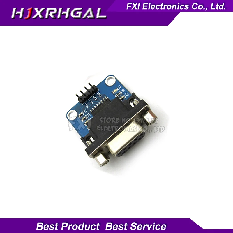 

5pcs MAX3232 RS232 to TTL Serial Port Converter Module DB9 Connector MAX232 new