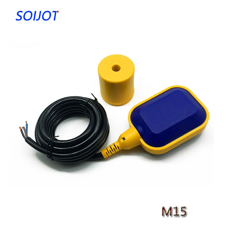 

1PC M15-2 M15-3 M15-4 M15-5 Cable Controller Float Switch Liquid Fluid Water Level Float Switch Controller Contactor Sensor