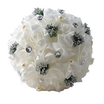 

Artificial Flower Handmade Romantic Wedding Bouquet Flower Bridal Bouquet for Wedding Decoration High Quality Bouquets