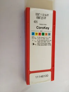 

10PCS CARBIDE INSERT VBMT110304 PF 4015