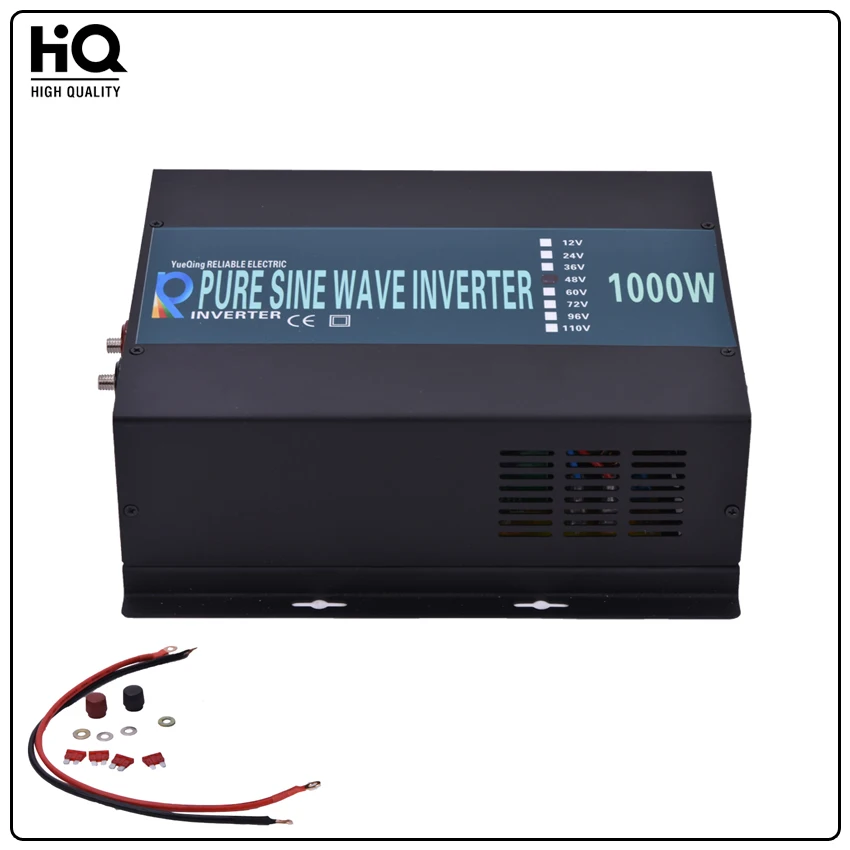 

LED display Off grid solar inverter RBP-1000S 12/24/48VDC to 110/220VAC 1000 W nominal sinusoidal Pure Wave Power Inverter