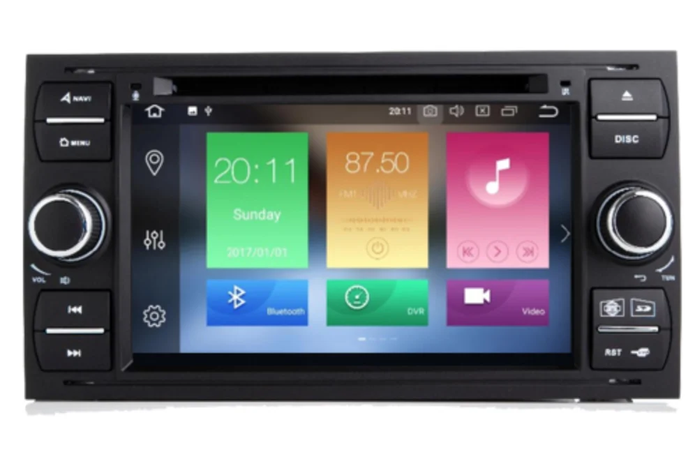 4G + 64G 8 ядро 7 дюймов 2 Дина fndroid 10 машинный DVD проигрыватель для Ford Focus Kuga транзит Fusion