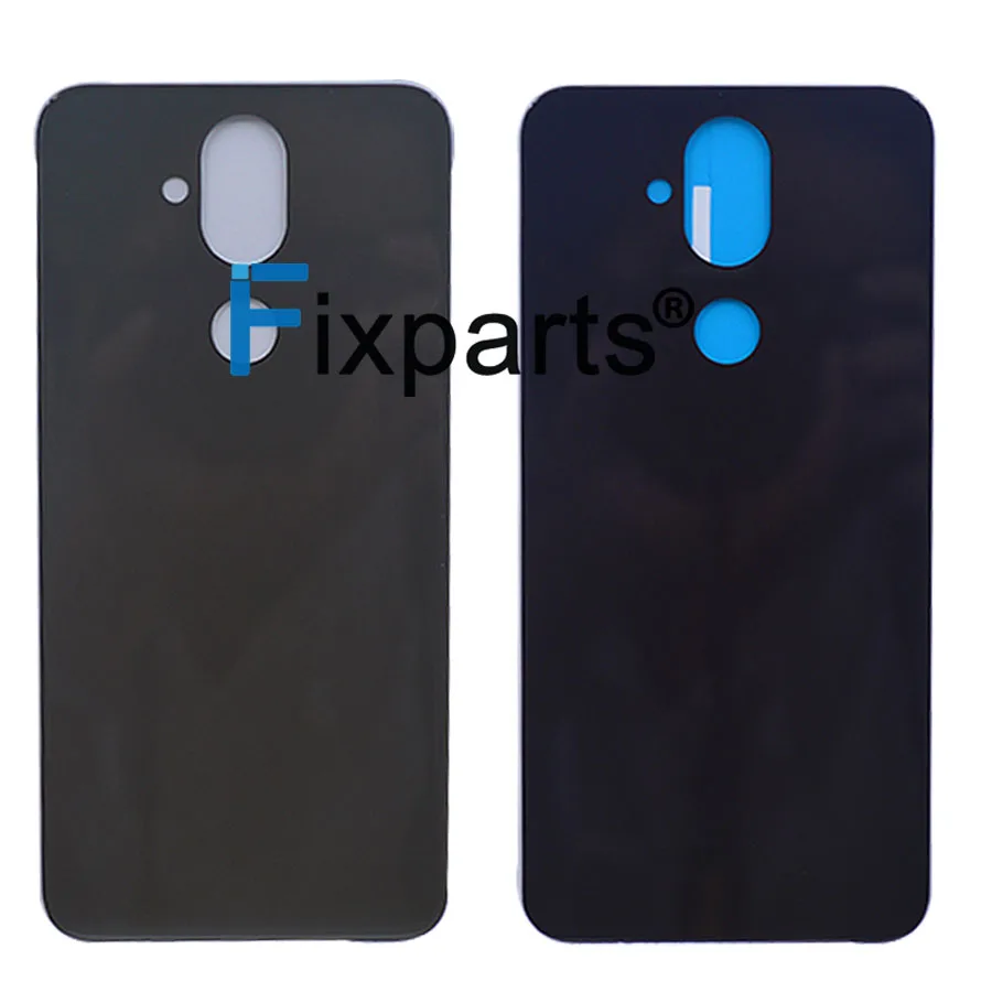 Original New For Nokia X7 Back Cover Battery Cover Metal Rear Housing Door Case For Nokia 8.1 X7 Battery cover back Case (4)