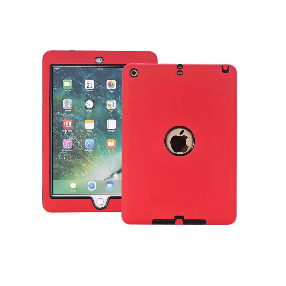 Чехол для iPad 9,7 Противоударная защита от царапин Slim Fit планшетный чехол Крышка для iPad 9,7 A1822 A1823 A1893 A1954 - Цвет: Pad2018 Red Black