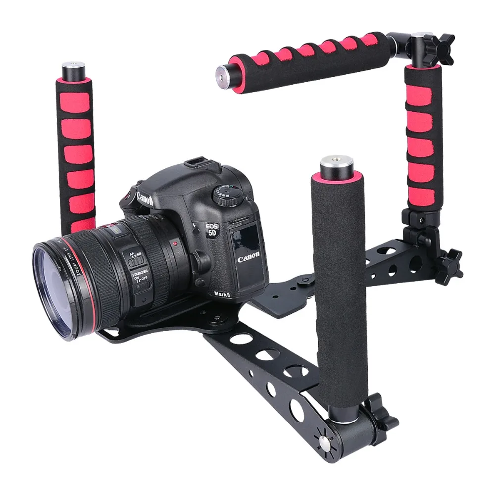 YELANGU Aluminium Alloy DSLR Rig Movie Kit shoulder Rig Stabilizer for