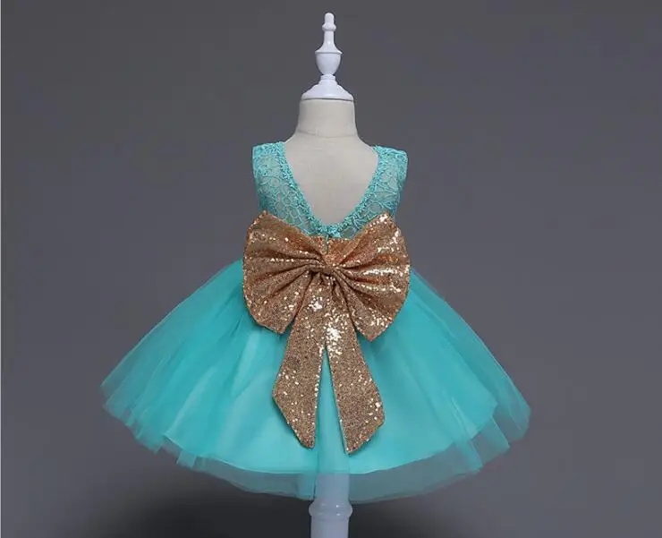

2018 Elegant dress Princess Girls Wedding children dress girl performs dress festival